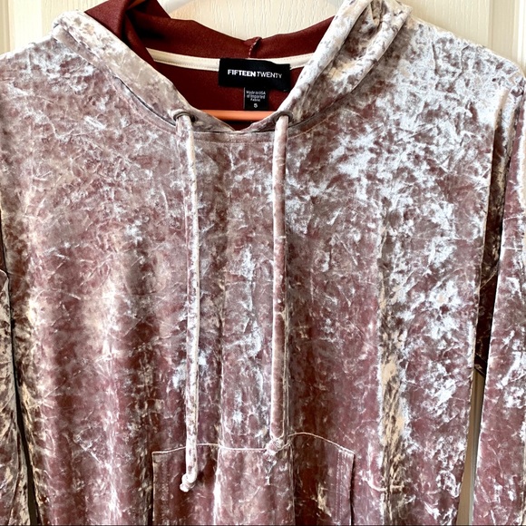 Designer FIFTEEN TWENTY Hooded Dress—SZ. Small - Picture 9 of 13